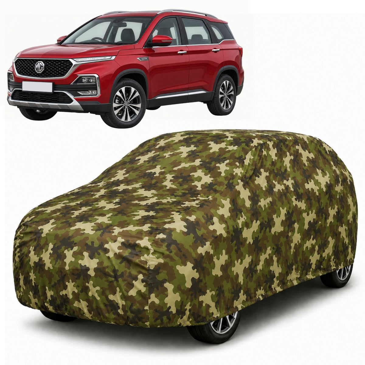 MG Hector 2019-2022 Jungle Series printed car cover