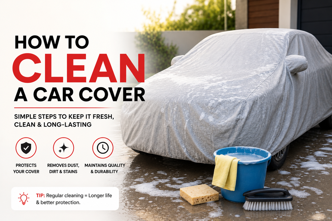 Steps on how to clean a car cover