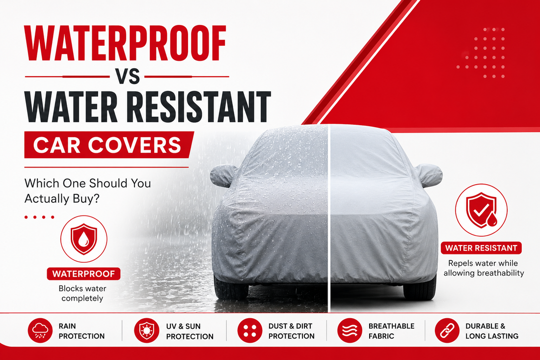Waterproof vs Water Resistant Car Covers: Which One Should You Actually Buy?