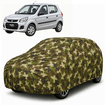 Maruti Alto K10 2014-2020 Jungle Series printed car cover