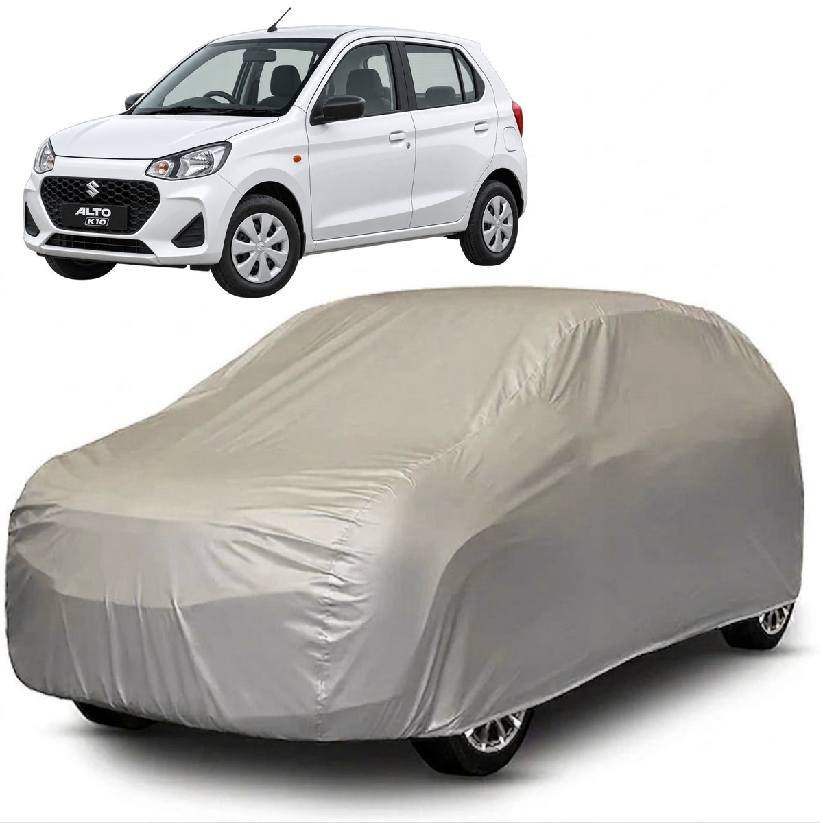 Maruti Alto K10 2022-Present Core Series grey car cover