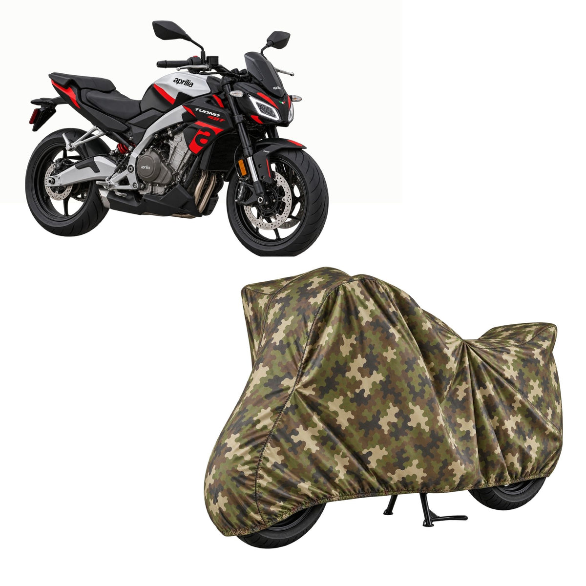 Aprilia Tuono 457 Jungle Series bike cover