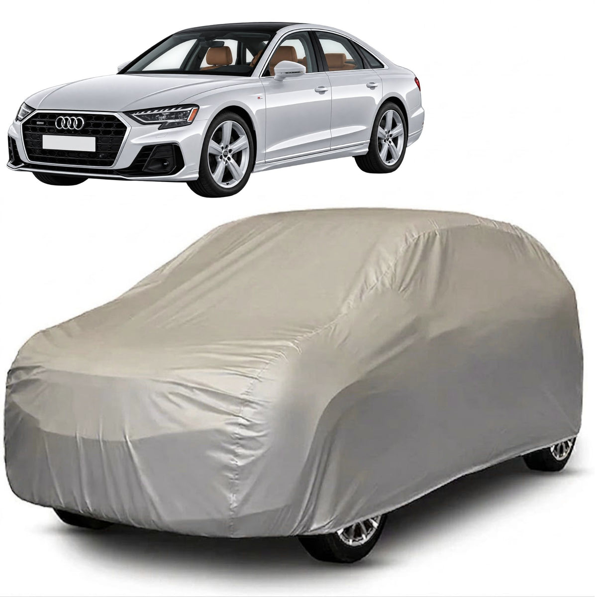 Audi A8 Core Series grey car cover