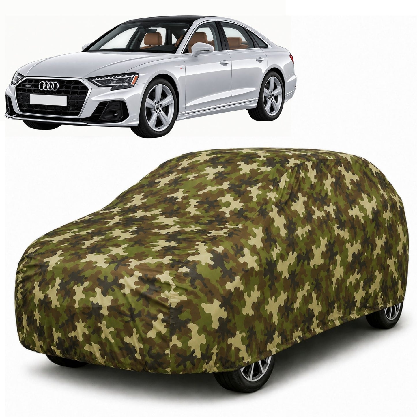 Audi A8 Jungle Series printed car cover