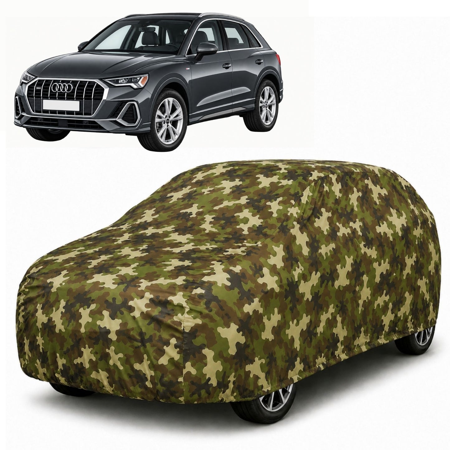 Audi Q3 Jungle Series printed car cover