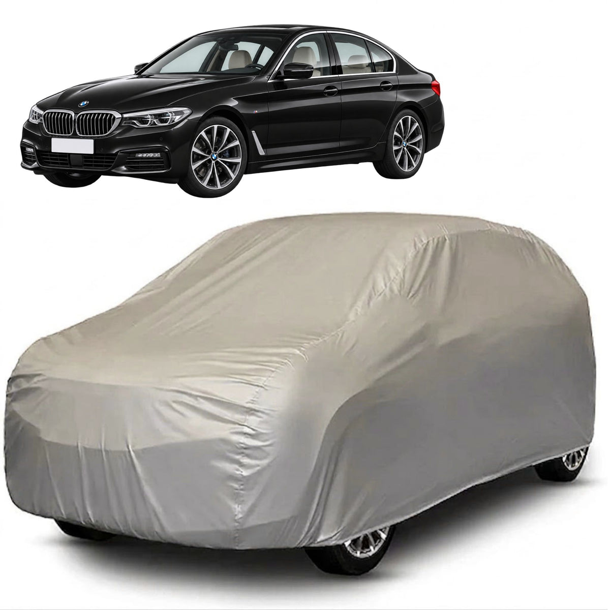 BMW 5 Series GT Core Series grey car cover