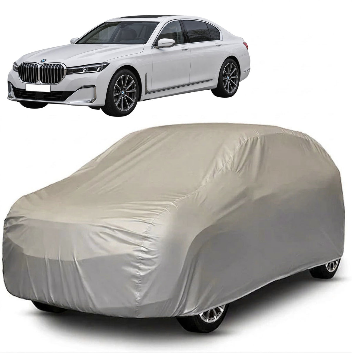 BMW 7 Series 2010-2022 Core Series grey car cover