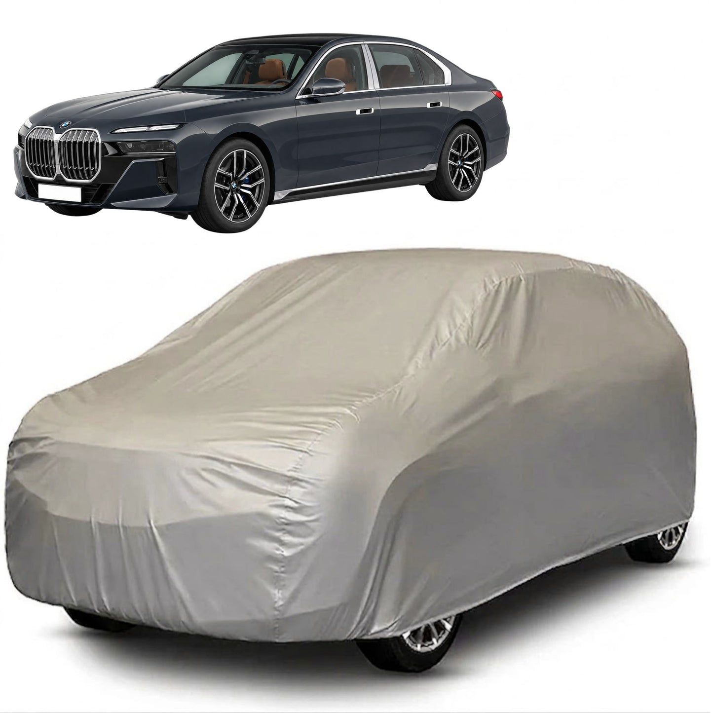BMW 7 Series 2023-present Core Series grey car cover