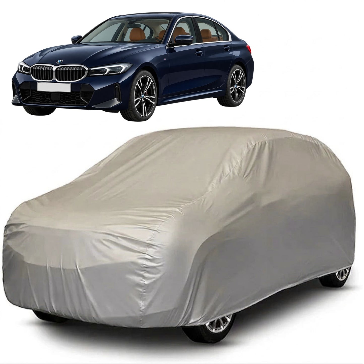BMW 3 Series Grand Limousine Core Series grey car cover