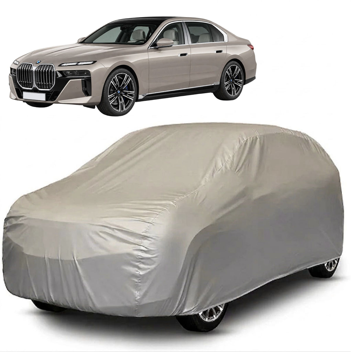 BMW i7 Core Series grey car cover