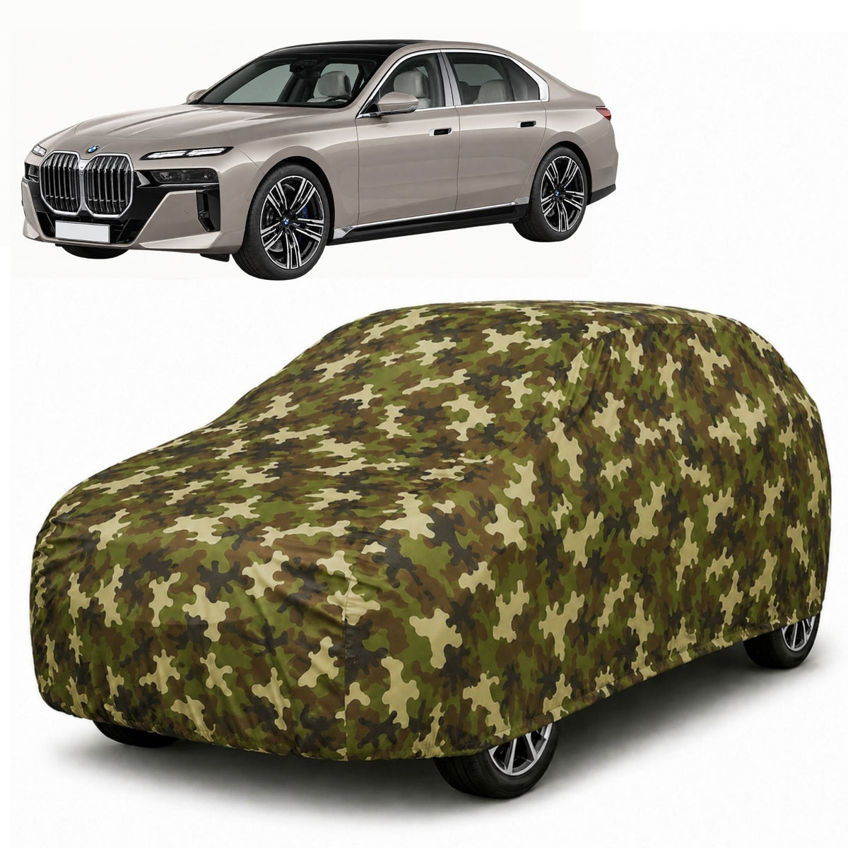 BMW i7 Jungle Print car cover