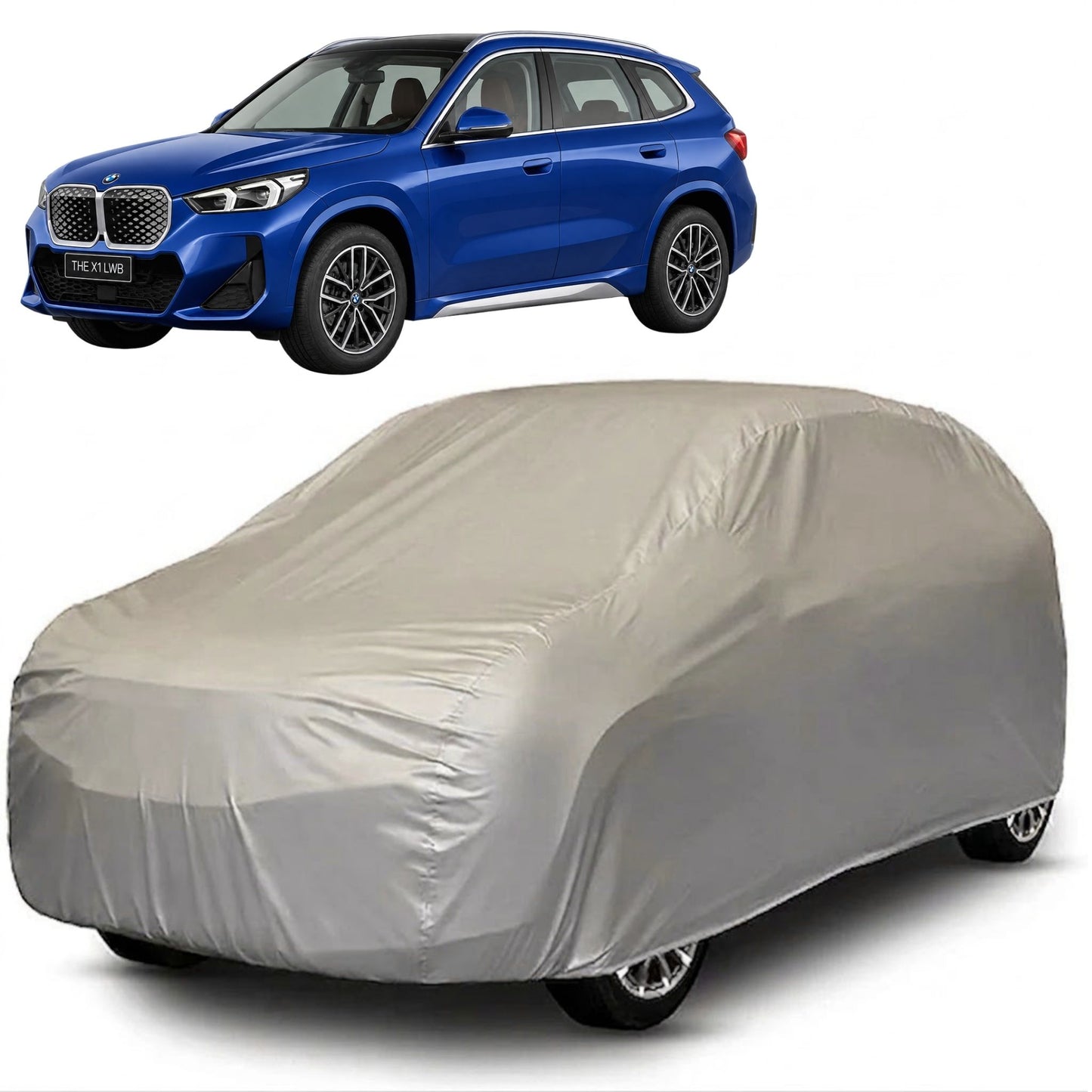 BMW iX1 Core Series grey car cover