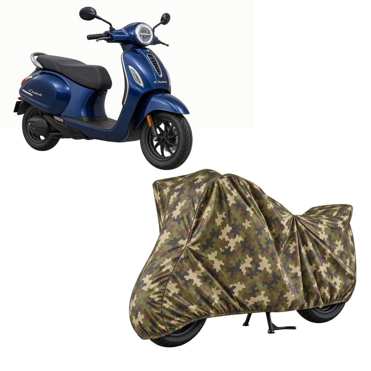 Bajaj Chetak Jungle Series bike cover