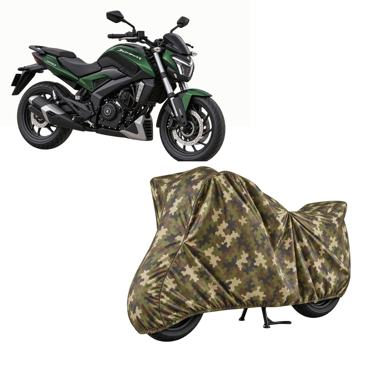 Bajaj Dominar 400 Jungle Series bike cover
