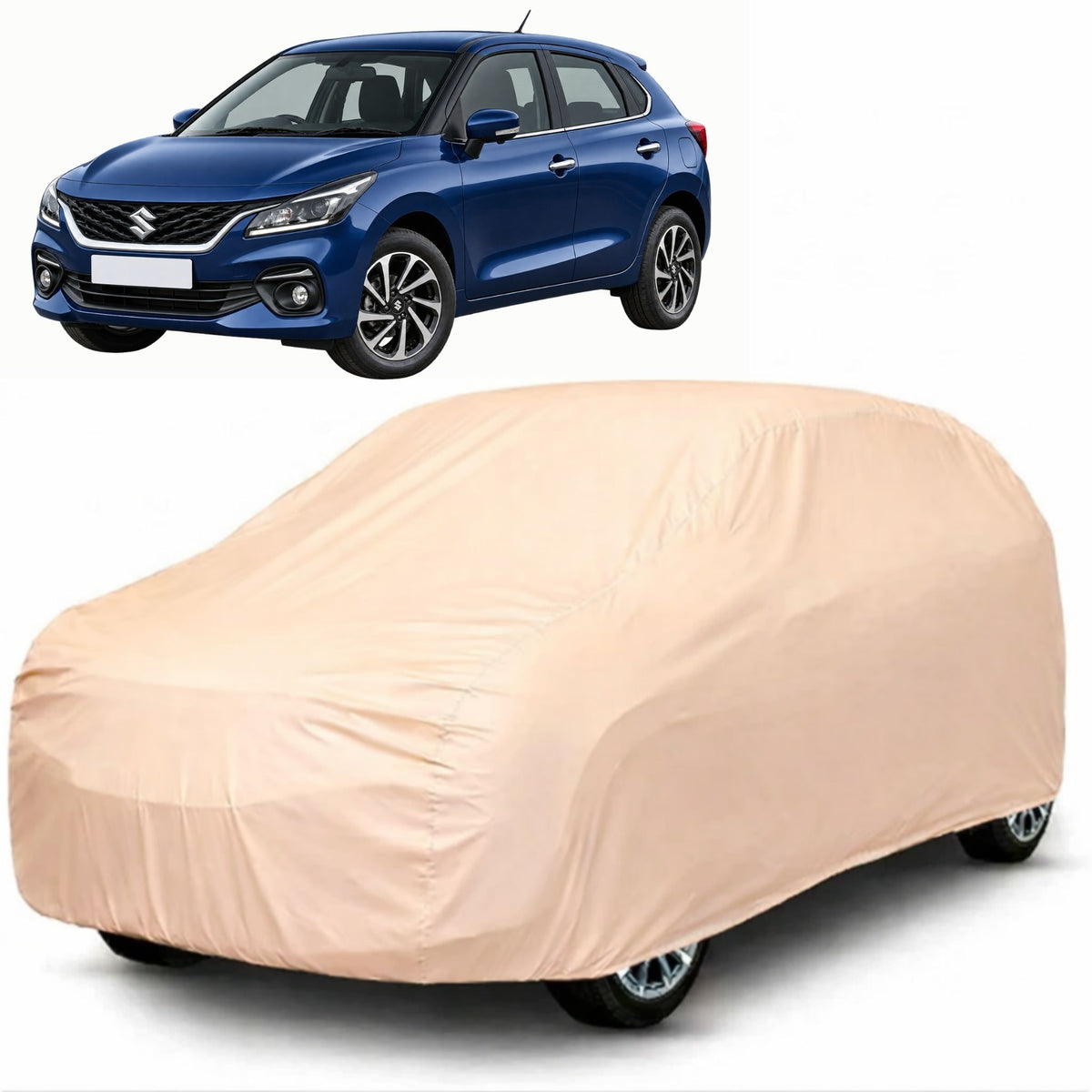 Maruti Suzuki Baleno 2022-Present Pro Series peach car cover