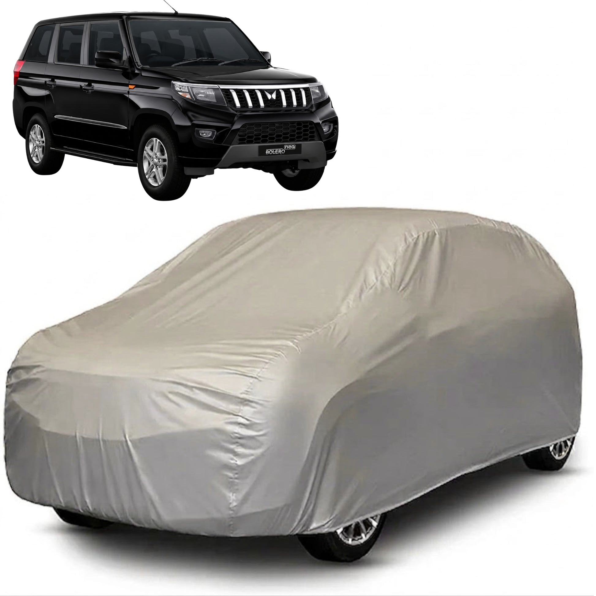 Mahindra Bolero Neo Core Series grey car cover