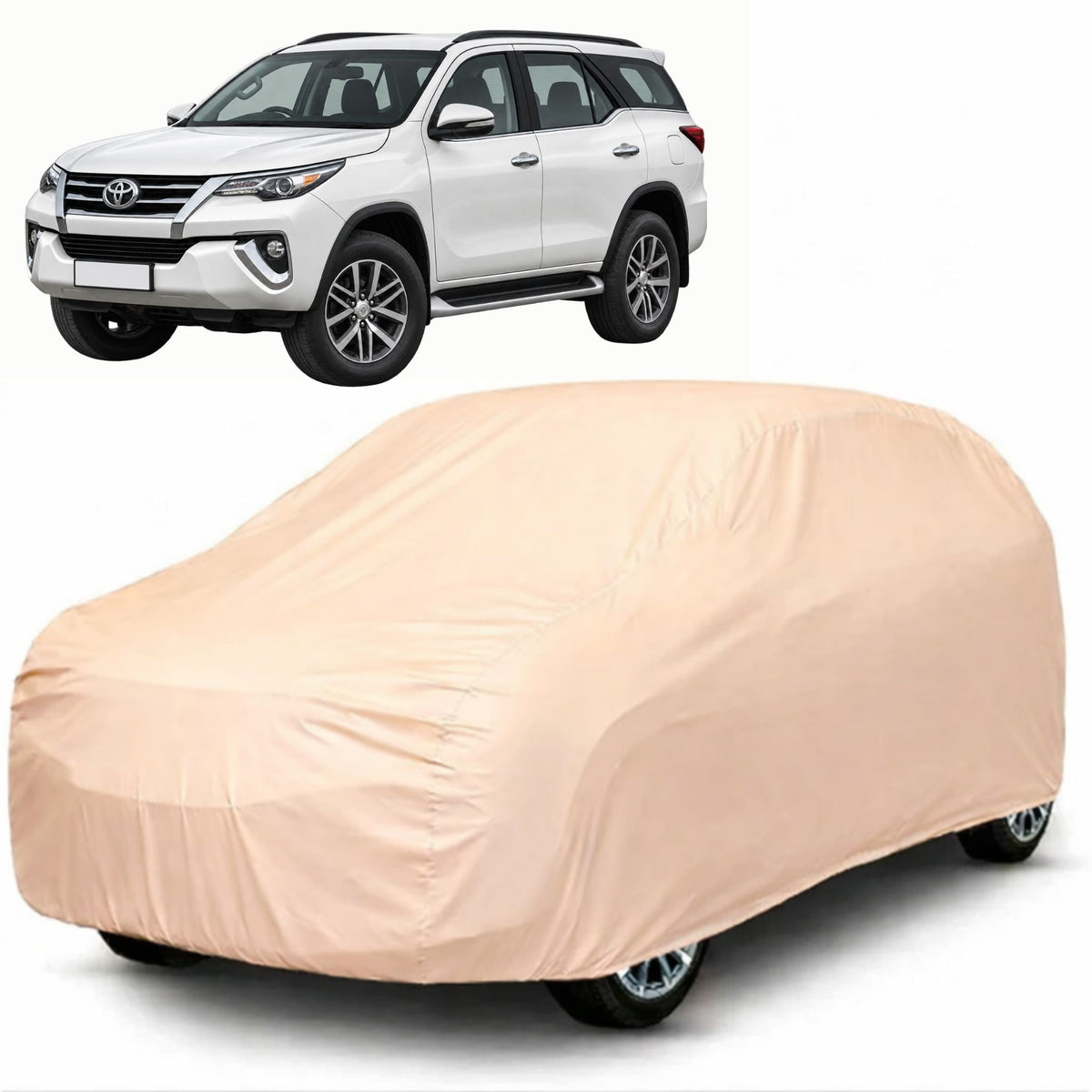 Toyota Fortuner 2016-2020 Pro Series peach car cover