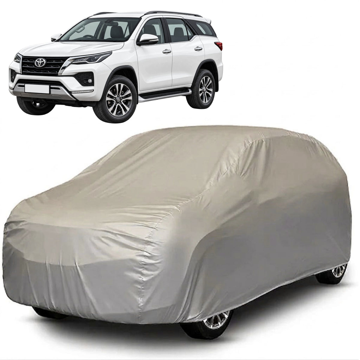 Toyota Fortuner 2021-Present Core Series grey car cover