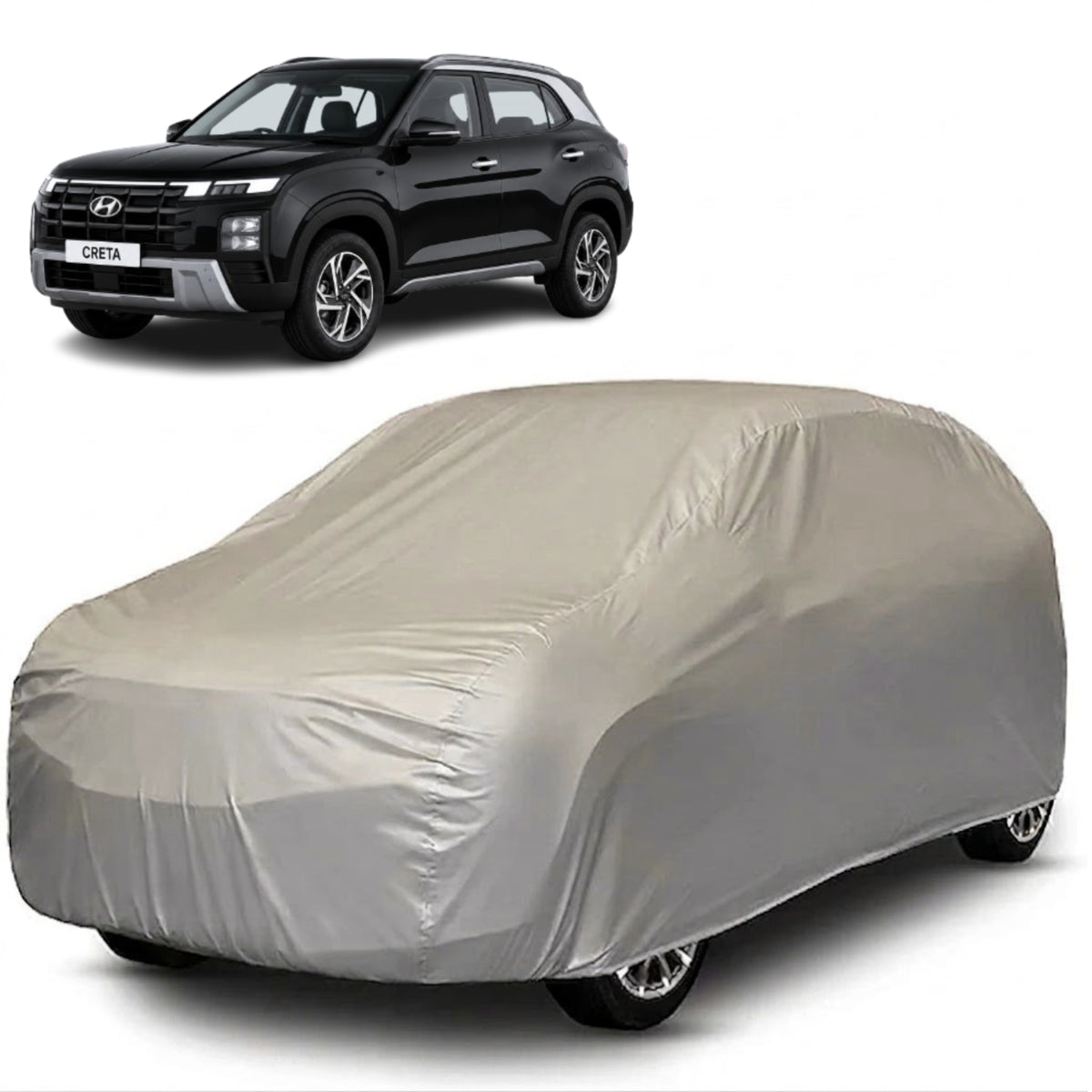 Hyundai Creta 2026 Core Series grey car cover
