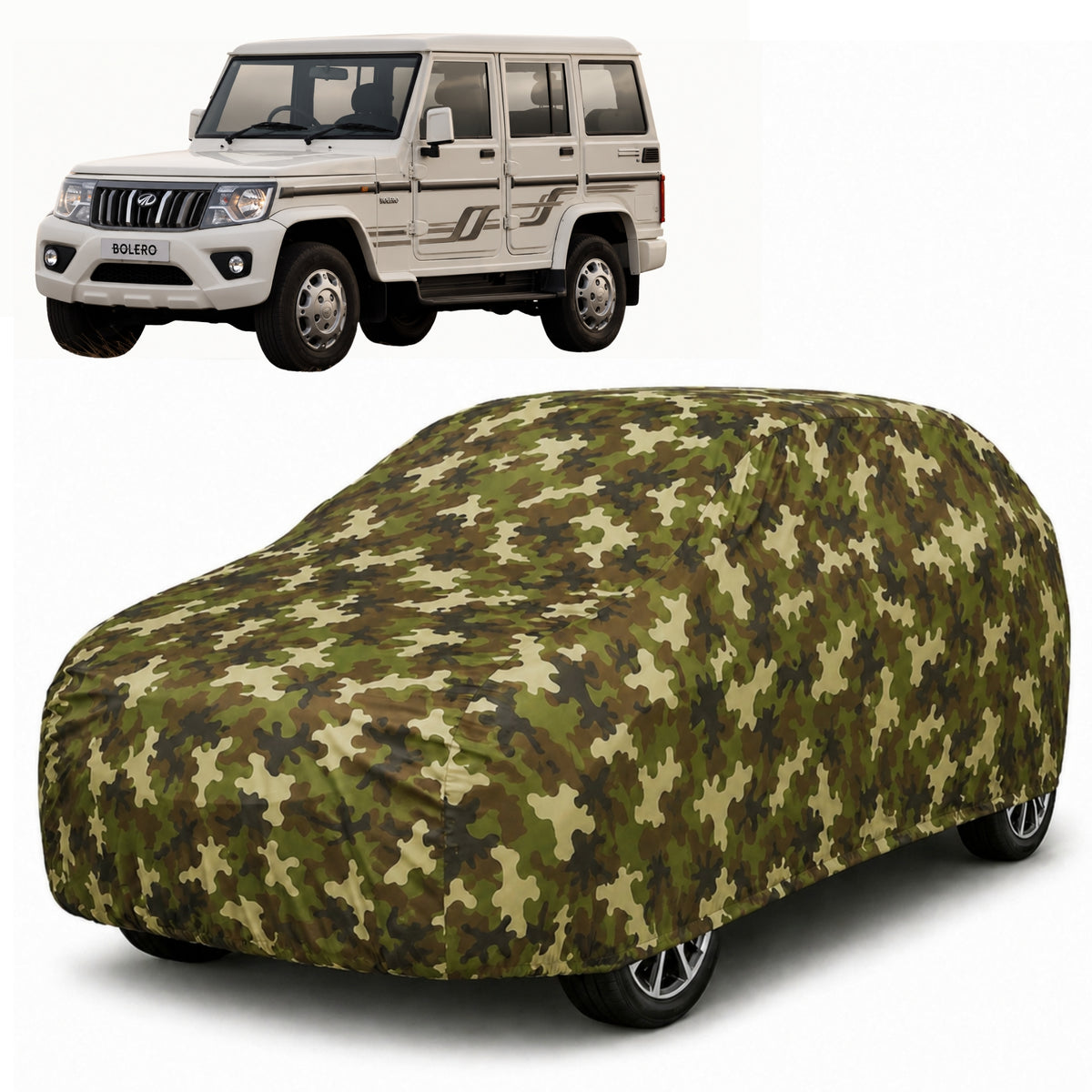 Mahindra Bolero Jungle Series printed car cover