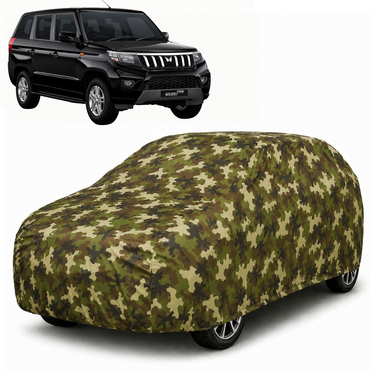 Mahindra Bolero Neo Jungle Series printed car cover