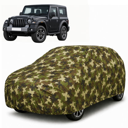 Mahindra Thar Jungle Series printed car cover