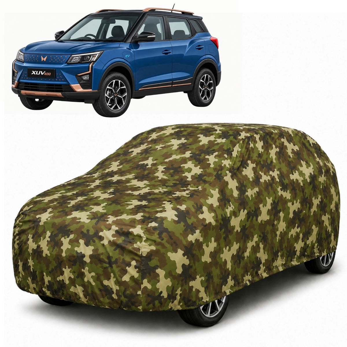 Mahindra XUV400 Jungle Series printed car cover