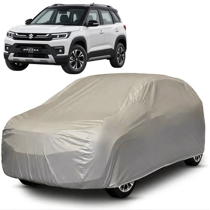 Maruti Suzuki Brezza 2024-Present Core Series grey car cover