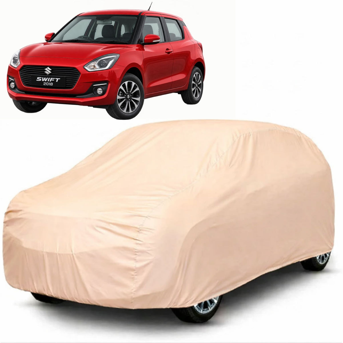 Maruti Suzuki Swift 2018-2024 Pro Series peach car cover