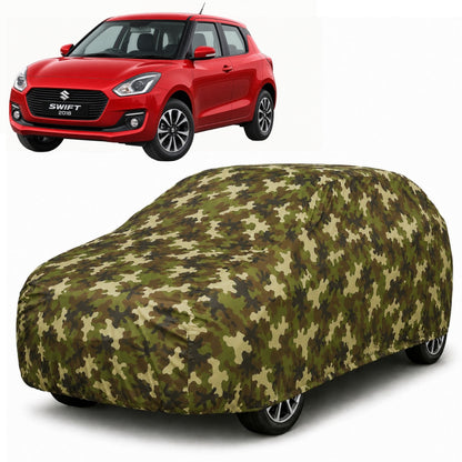 Maruti Suzuki Swift 2018-2024 Jungle Series printed car cover