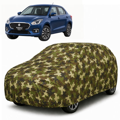 Maruti Suzuki Dzire 2018-2024 Jungle Series printed car cover