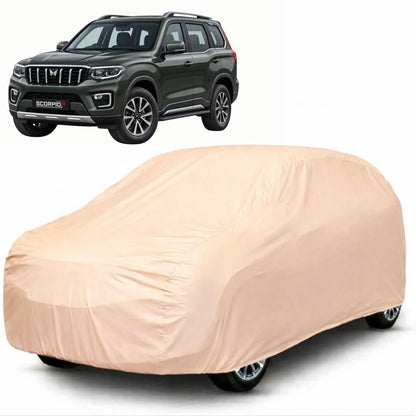Mahindra Scorpio N Pro Series peach car cover