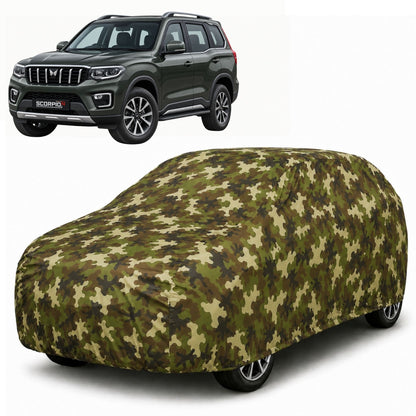 Mahindra Scorpio N Jungle Series printed car cover