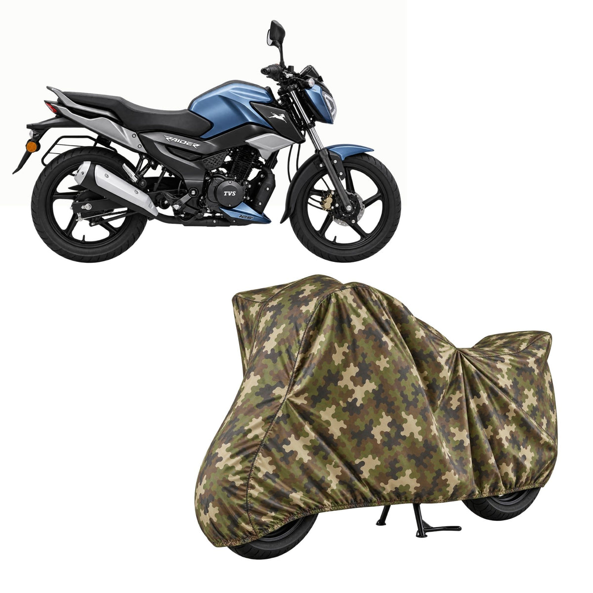 TVS Raider 125 Jungle Series bike cover