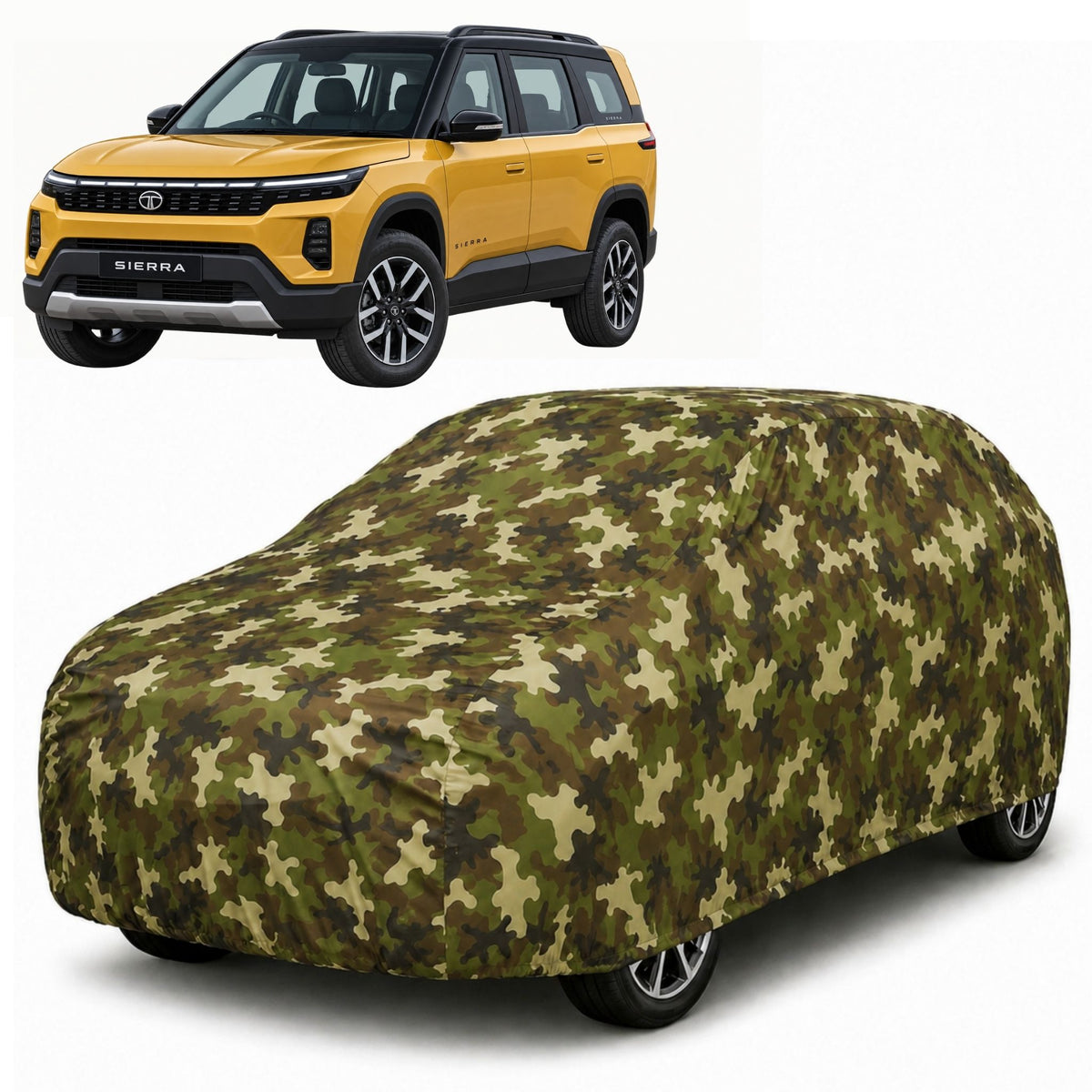 Tata Sierra Jungle Series printed car cover