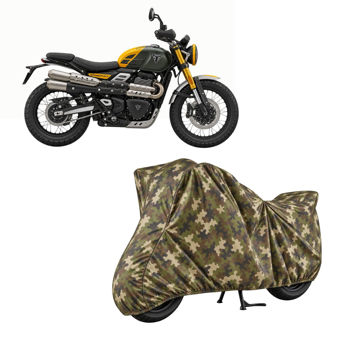 Triumph Scrambler 400 XC Jungle Series bike cover