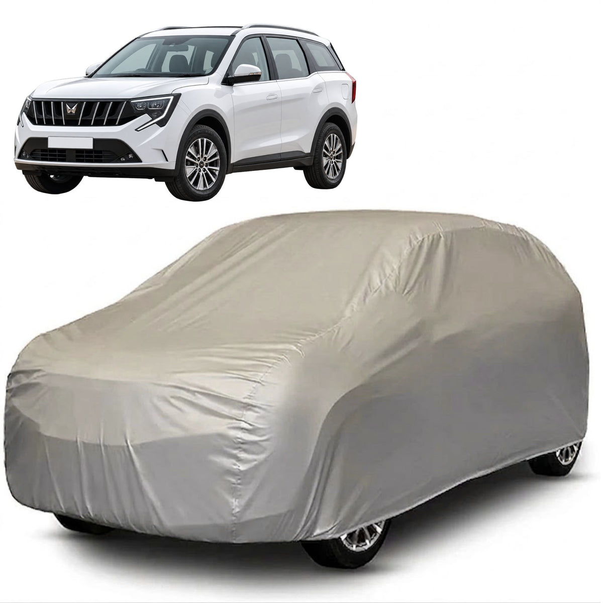 Mahindra XUV 7XO Core Series grey car cover