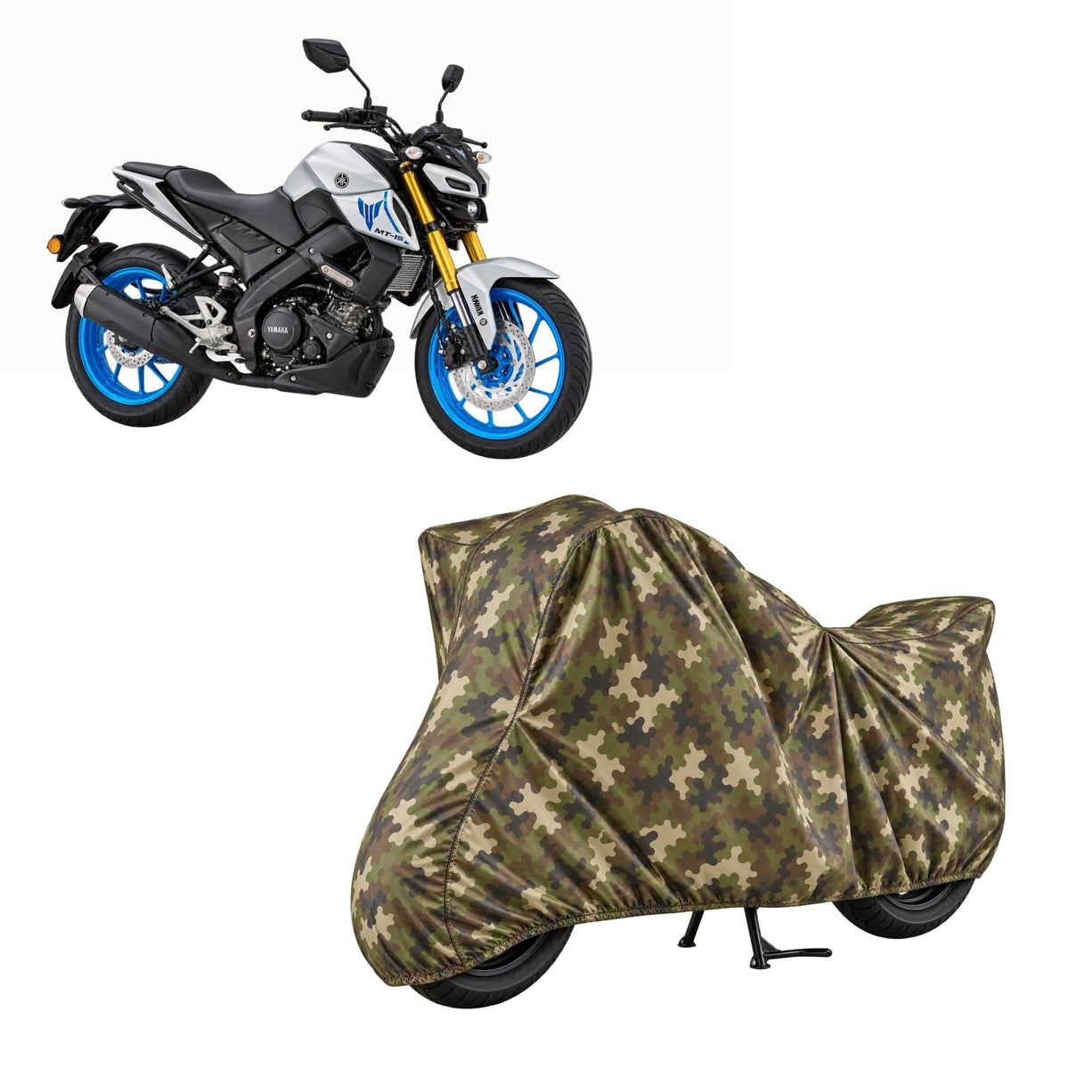 Yamaha MT-15 V2 Jungle Series bike cover