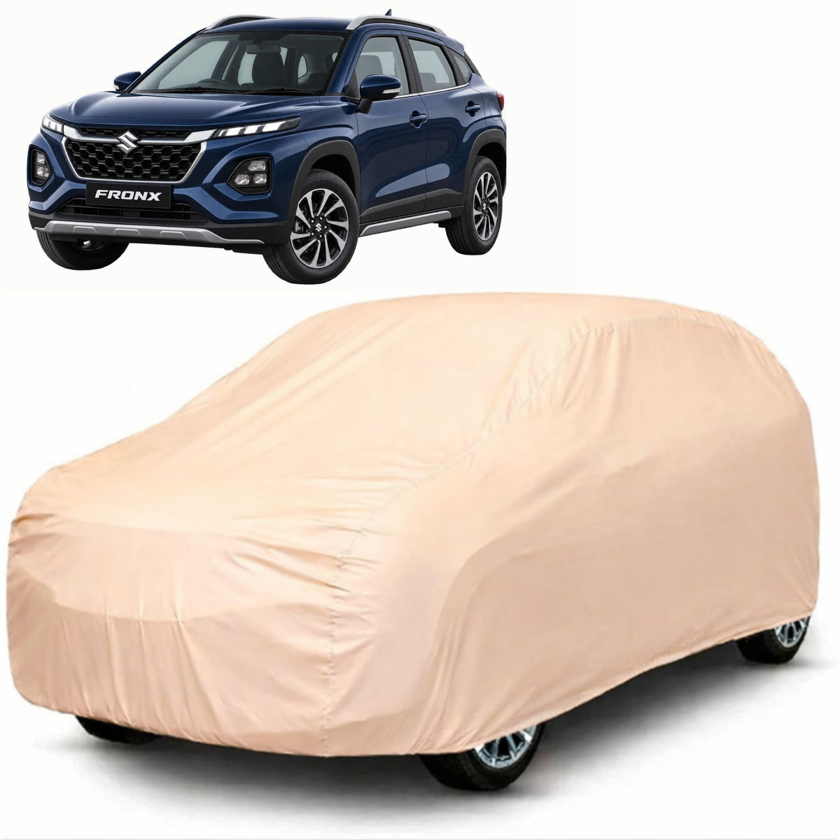 Maruti Suzuki Fronx Pro Series peach car cover